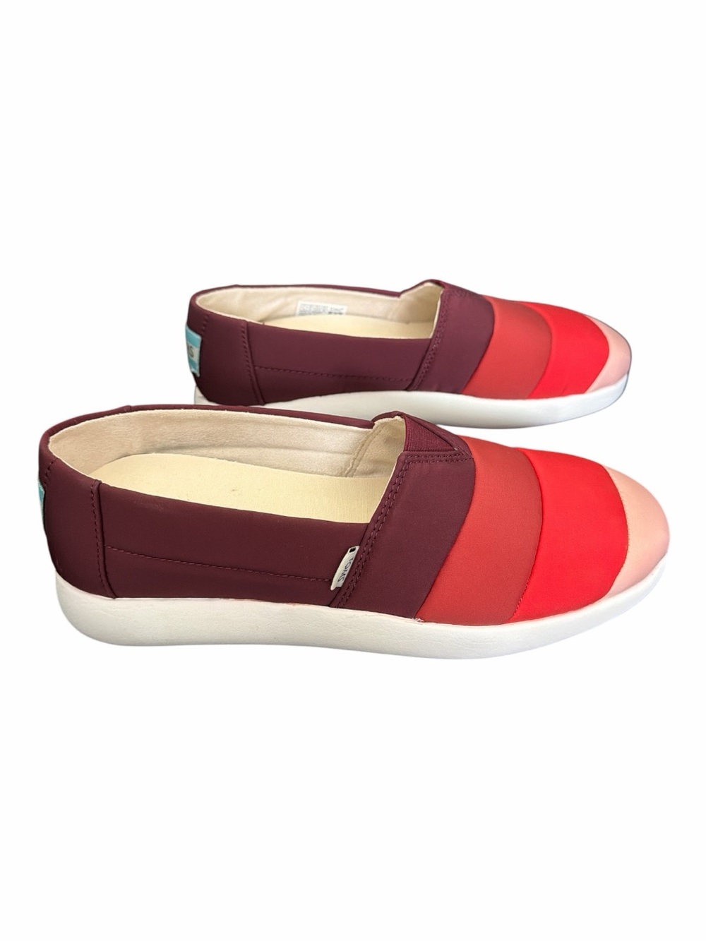 TOMS |Women’s Size 12 |Lightweight Cushioned Colorblock Slip-On Comfort Shoes - Picture 2 of 9